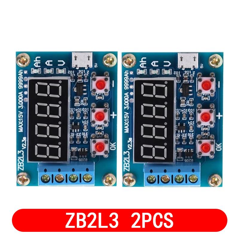 1~4 шт. ZB2L3 Тестер емкости аккумулятора Внешняя нагрузка Тип разряда 1,2-12 В Аккумулятор 18650 Тест равной емкости Высокое качество