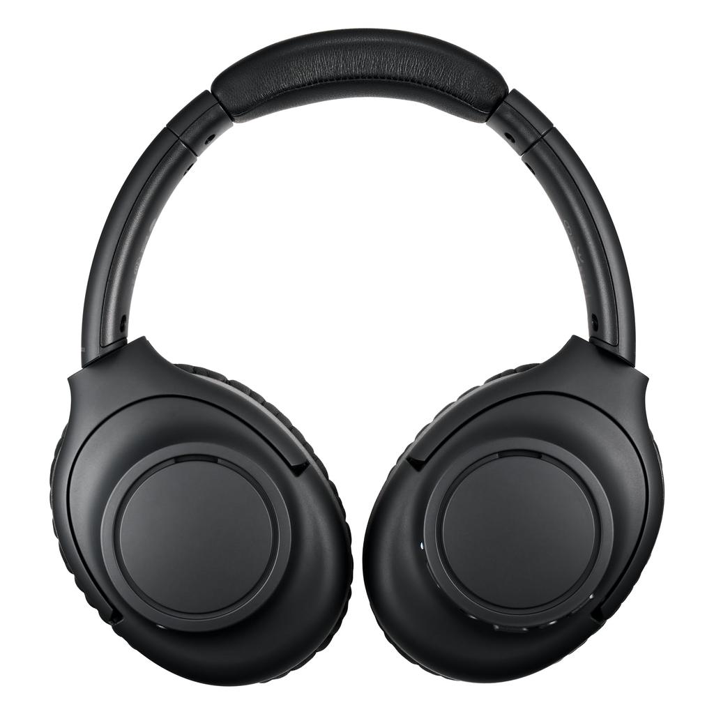 Wireless Headphones Noise Canceling Bluetooth Sealed Type To Approximately 90 Hours of Fast AAC External Sound Low Delay Black Audio-Technica