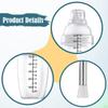 Lemon Tea Shaker Set Bartender Clear Bottle Mixing Cup Espresso Mixer for Quick Preparation