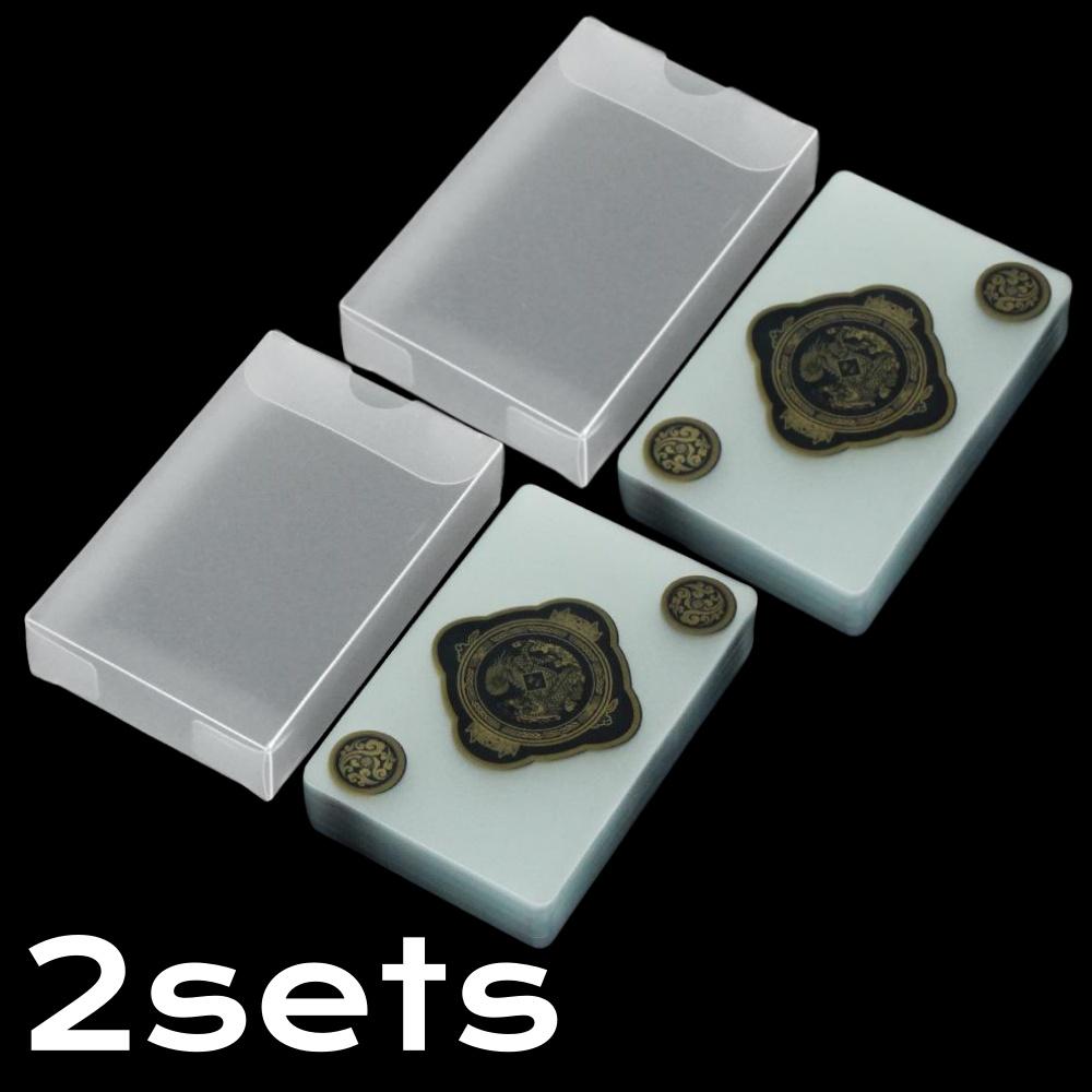 1/2/4 Набор Водонепроницаемые Прозрачные ПВХ Игральные Карты Уникальные Пластиковые Карты для Путешествий Вечеринок Карточных Игр Креативные Прочные Покерные Карты