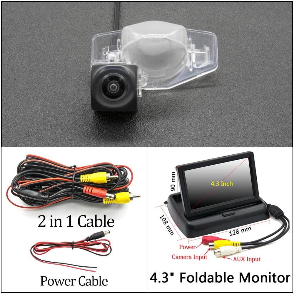 Owtosin HD 1280*720 Fisheye Rear View Camera For Honda Fit/Jazz MK2 2008 2009 2010 2011 2012 2013Car Parking Reversing Monitor