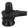 Статуэтка Шива Лингам из Черного мрамора (2 дюйма), Shivling Murti Idol Stone Statue Black Marble Shiva Lingam,  WEIRD