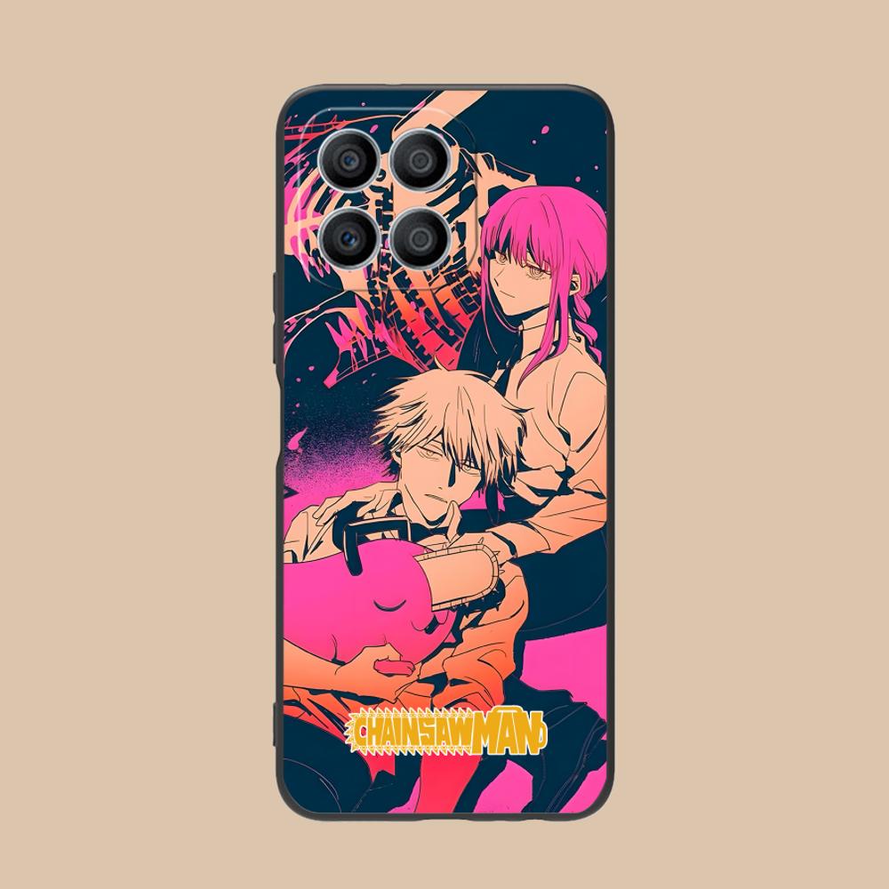 Чехол для мобильного телефона Chainsaw Man для Honor 90 80 70 60 50 30 20 10 9 8 7 Pro S SE Lite 5G Чехол с цветной печатью Роскошный чехол