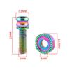 Arc-shaped Bike Frame Fixing Screws Titanium Zinc Zinc Alloy Bicycle Fixing Screw Gasket  MTB Bike