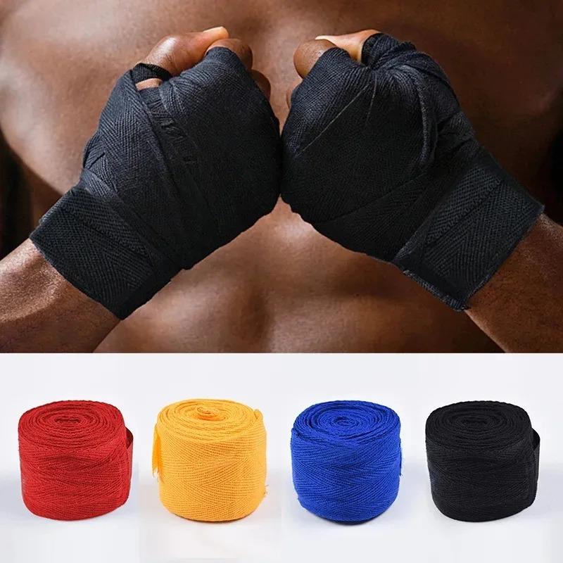 3M/5M Boxing Bandage Wrap Cotton Sports Straps Taekwondo Hand Gloves Wrap Combat Protect Belt Boxing Handwraps for Men Women 1