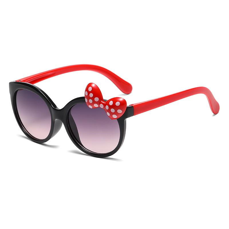 7317 Children'S Baby Sunglasses, Boys And Girls Cute Bow Sunglasses Cartoon Personalized Glasses