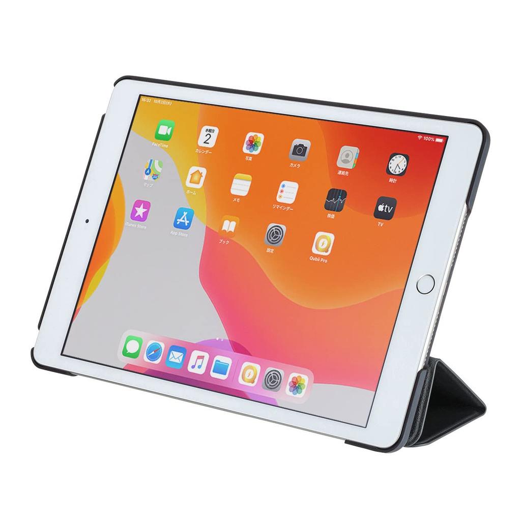 SANWA SUPPLY Чехол для iPad 10,2 дюйма из мягкой кожи, черный, PDA-IPAD1607BK