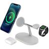 Magnetic Wireless Charger Stand for IPhone 15/14/13 Pro Max for Apple Watch Ultra/SE/9 for AirPods Pro 3-in-1 Charging Station
