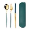 Набор столовых приборов для путешествий из нержавеющей стали