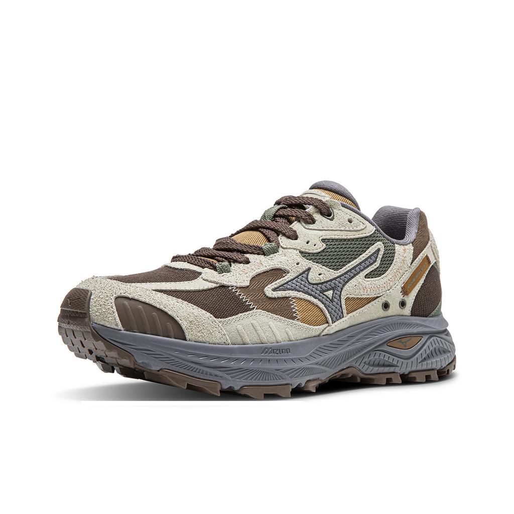 Mizuno Racer Adv Outdoor Прочные Нескользящие Повседневные Удобные Универсальные Низкие Кроссовки Унисекс Темно-Коричневый D1GH241213