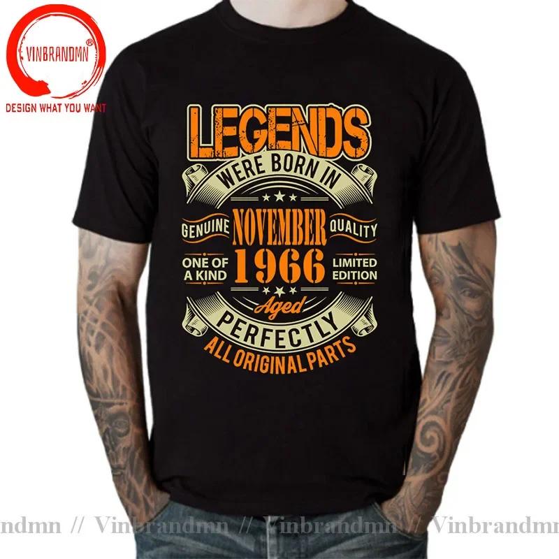 Legends Born In 1966 Aged Perfectly January Febuary March April May June July August September October November December T Shirt