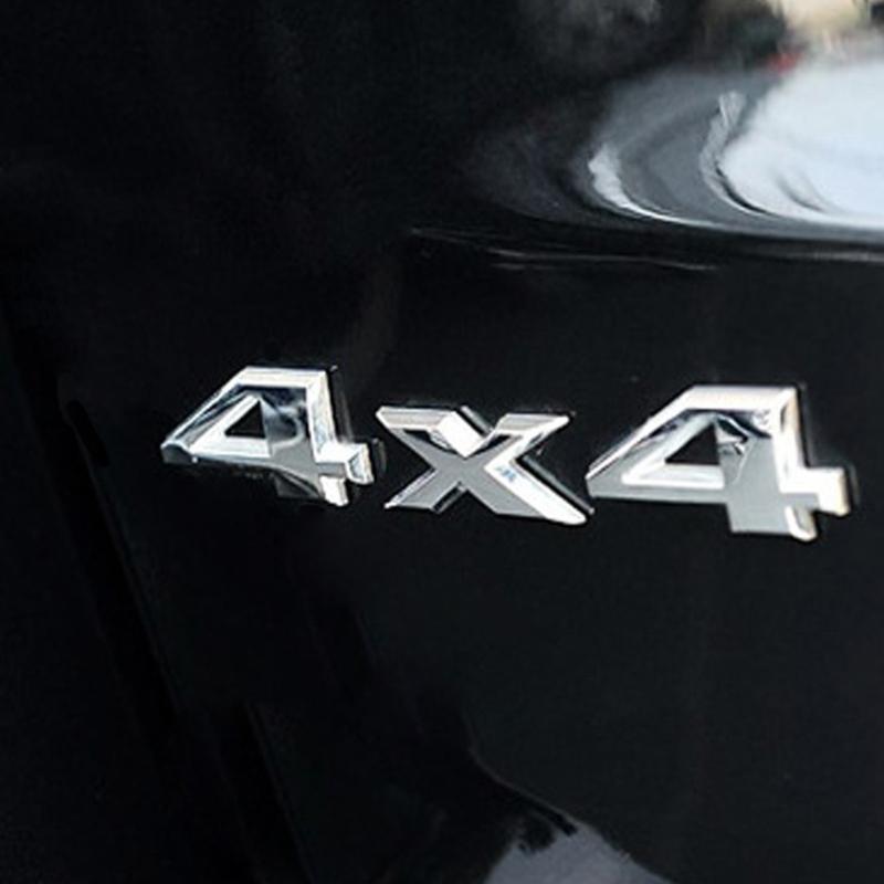 Буквы для вставки на заднюю дверь 3D рельефная автомобильная буква 4X4 наклейка с клейкой лентой