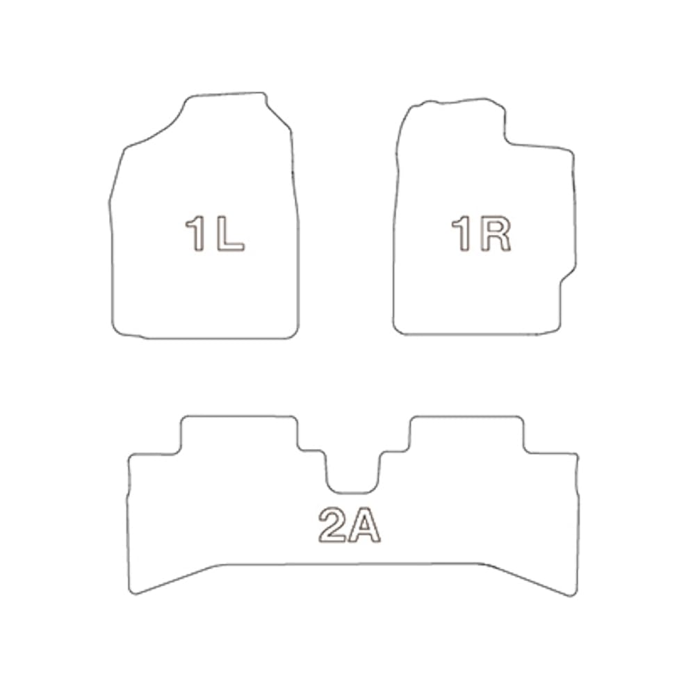 Комплект ковриков Clazzio Floor Mat 3D Type для 1 Aqua NHP10 Standard Type Black H23(2011)/12~R3(2021)/7 ET-1060 [5CETB1060K]