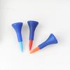 5Pcs Golf Tees Unbreakable Plastic Golf Tees Bulk with Wide Soft Rubber Cap Reduces Friction