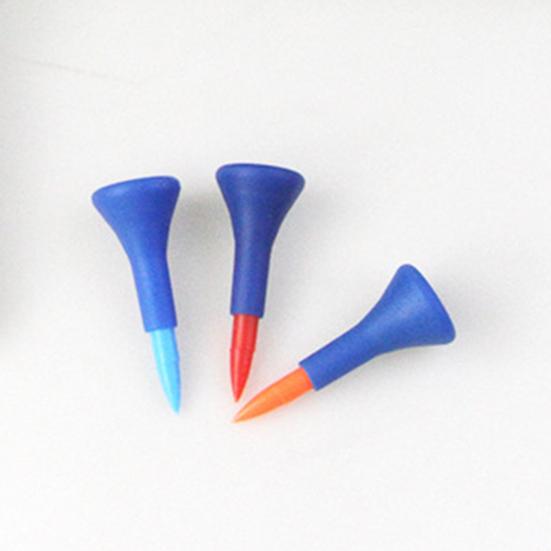 5 шт. футболок для гольфа, небьющиеся пластиковые футболки для гольфа оптом с широким мягким резиновым колпачком, уменьшающим трение