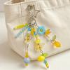 Lemon Flower Beaded New Hollow Star Bag Charm Light Blue Yellow Fruit Leaf Butterfly Bead Tassel Accessories Bag Charm