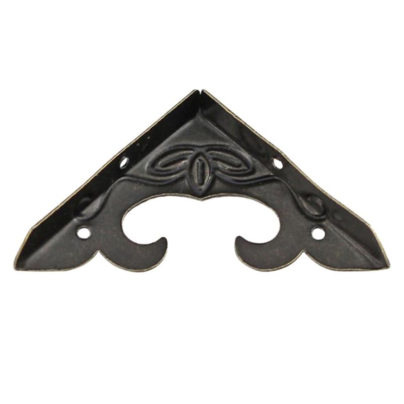 10Pcs Antique Corner Bracket 30Mm Scrapbook Albums Jewelry Wooden Box Decorative Protector Crafts For Furniture Hardware