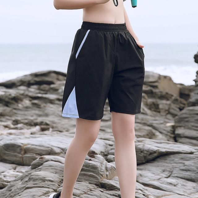 Plus Size Yoga Shorts Women's Summer Loose High-waisted Fitness Running Quick-drying Anti-glare Sweatpants