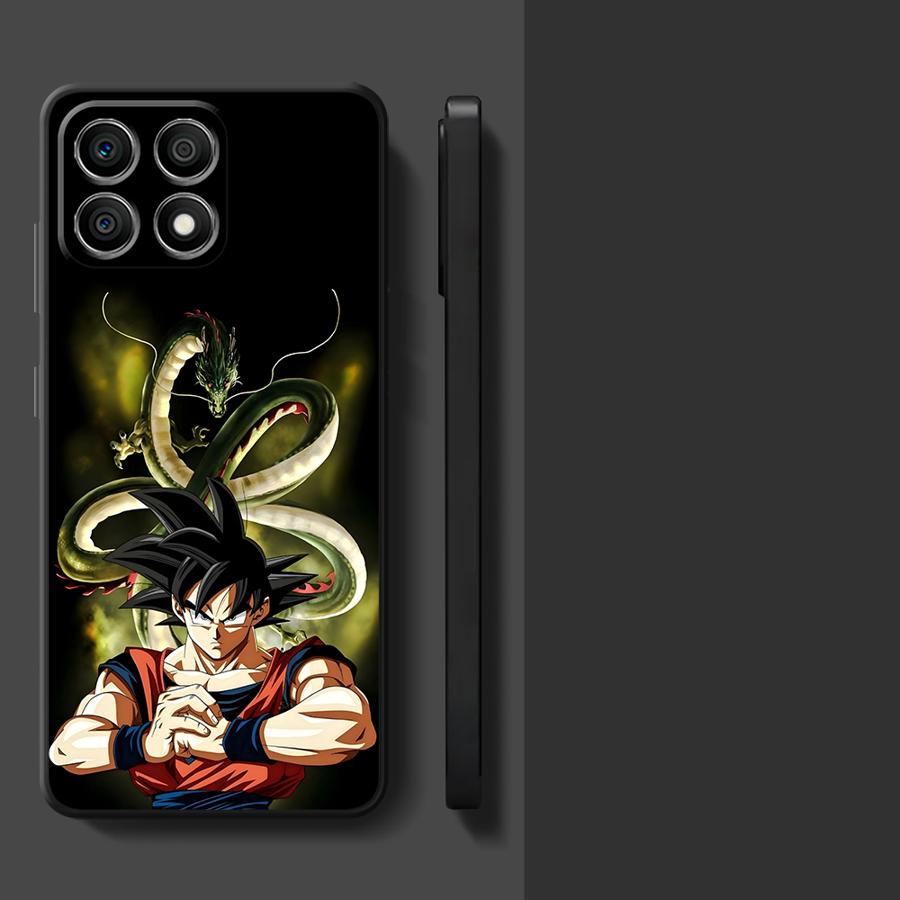 Case for Honor X9a X7b X7 X9c 70 X9b 90 Pro X6a X8c X8a X8 X8b Magic5 Lite 8X X5b X6 X7c Black Soft Phone Cover Dragon Ball Goku