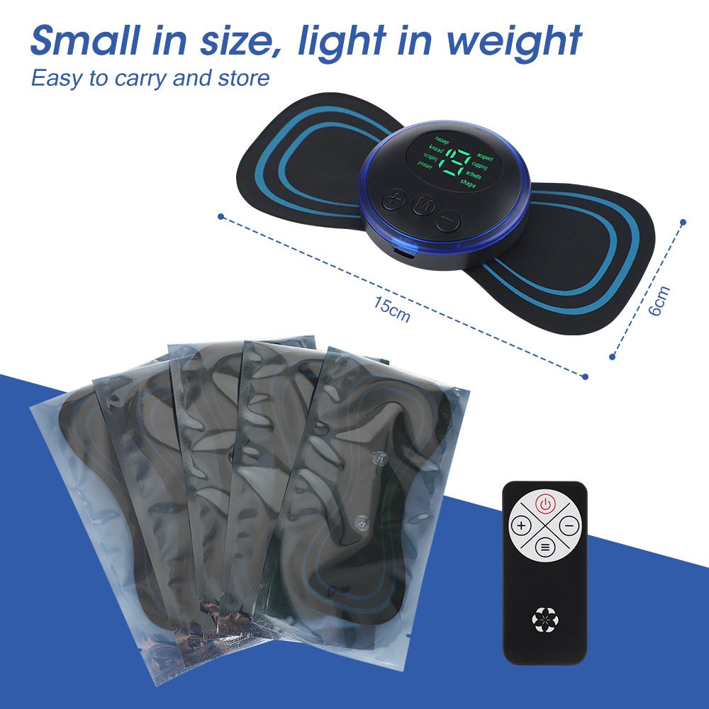 Electric Neck Massager Adjustable Full Body Relaxation Relieve Fatigue Portable Intelligent Cervical Massage for Shoulder Foot