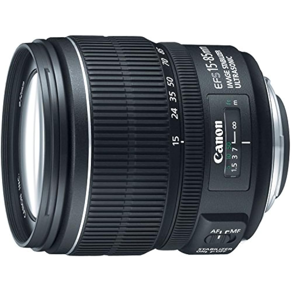 Canon Wide Angle Zoom Lens EF-S15-85mm F3.5-5.6 IS USM APS-C Compatible