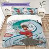 Chihiro Pattern Bedding,Quilt Set Quilt Cover Pillowcase Home Birthday Gift (1*duvet cover+2*pillowcase,without core)XSJT0917445