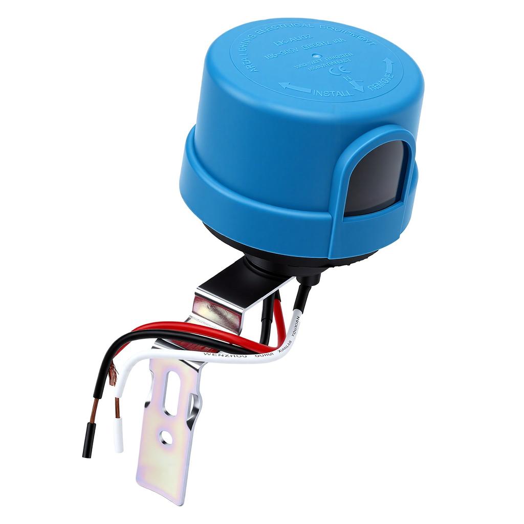 Automatic Photocell Sensor Rotating Lock Wired Light Control Switch for Outdoor Street Highway Garden Lights