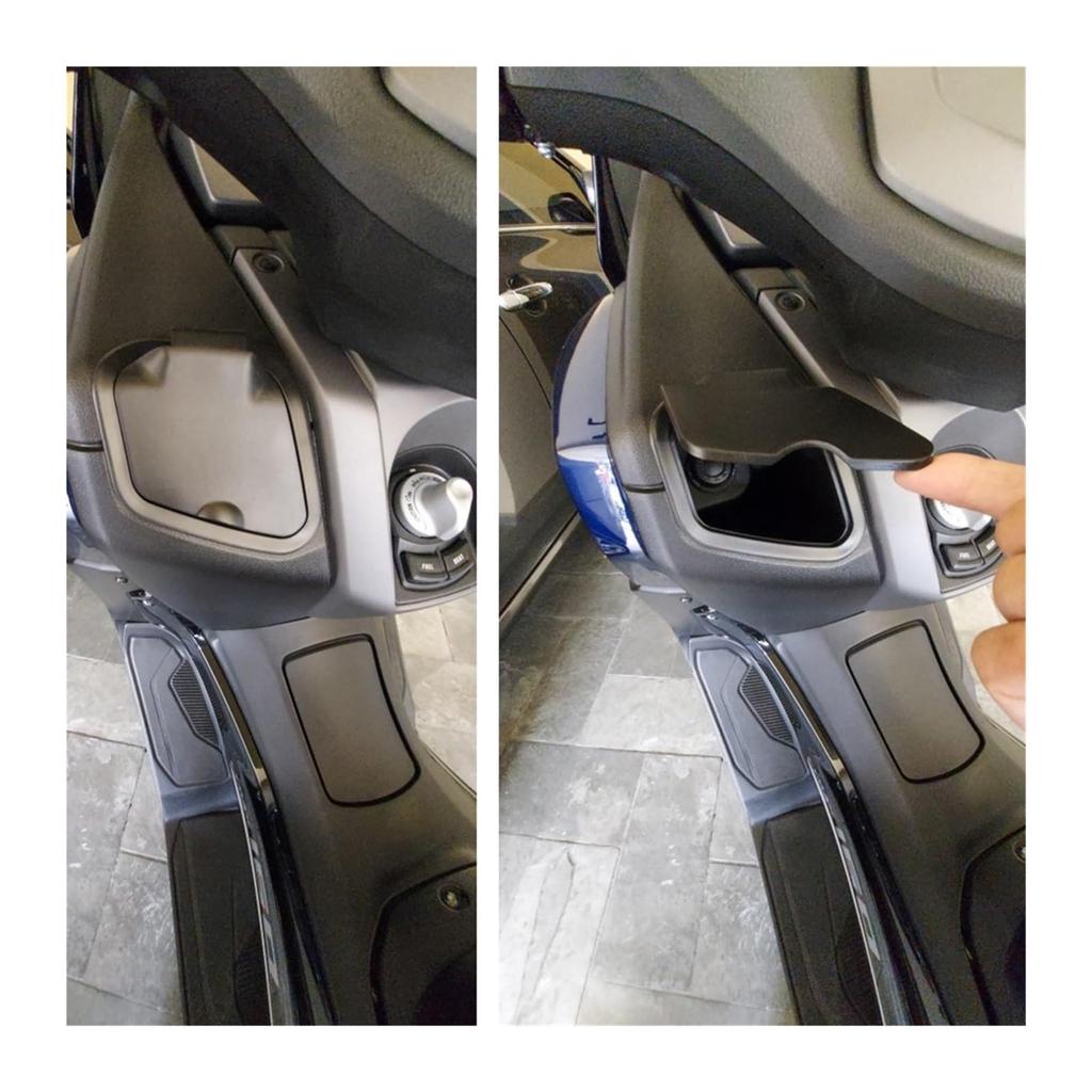 Совместим с Nmax V2 NMAX125 NMAX155 2020-2023 Крышка-контейнер для инструментов ABS Модернизация