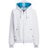 Adidas Originals X Ordinary People Collaboration FW24 Color Block Design Full Zip Hoodie Men Hoodies Light-Grey JN5828