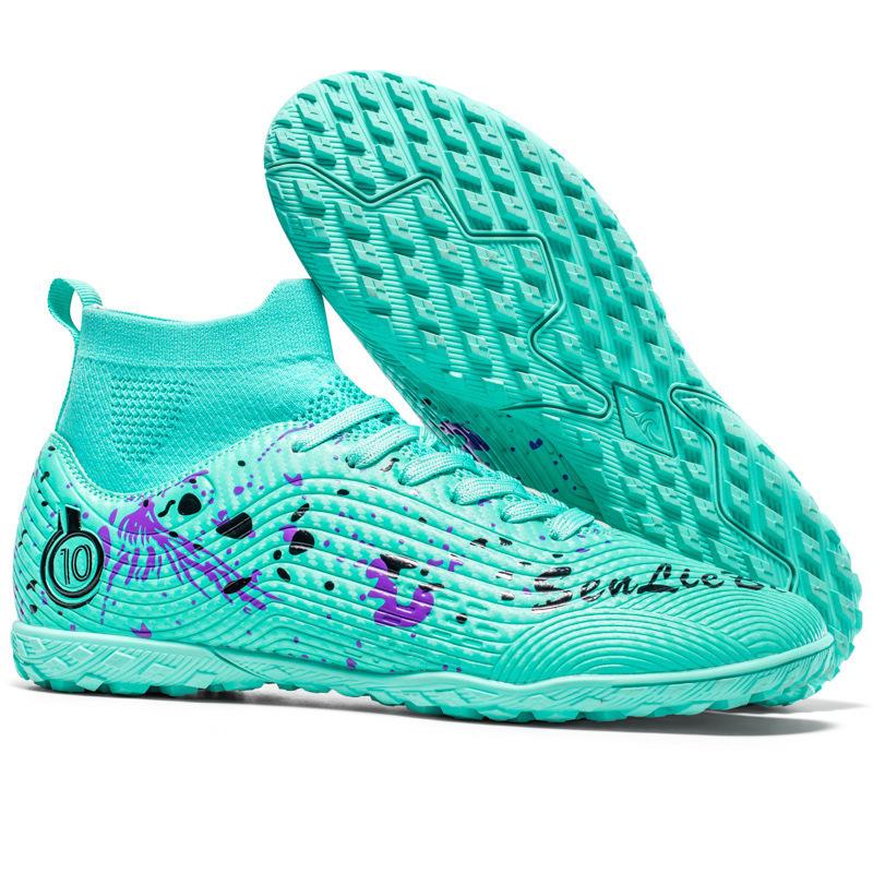 High-Top Football Shoes For Men And Women, Adult Long-Nail Football Shoes, Adolescent Students, Broken-Nail Training Shoes