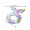 Mermaid Tail Swim Tube Instagrammable Pool Accessory Whimsical Design Fish Scale
