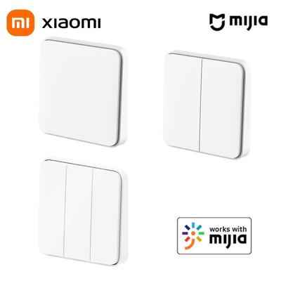 Умный настенный выключатель Xiaomi Mijia Версия с фазным проводом Wi-Fi Выключатель настенного освещения Обновление OTA Умная интеграция Работает с приложением Mihome
