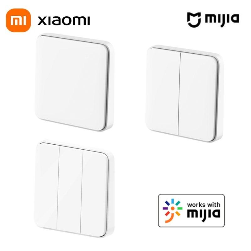 Умный настенный выключатель Xiaomi Mijia Версия с фазным проводом Wi-Fi Выключатель настенного освещения Обновление OTA Умная интеграция Работает с приложением Mihome