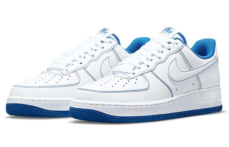 Nike Air Force 1 '07 'Контрастная строчка Белый Игровой Королевский' CV1724-101