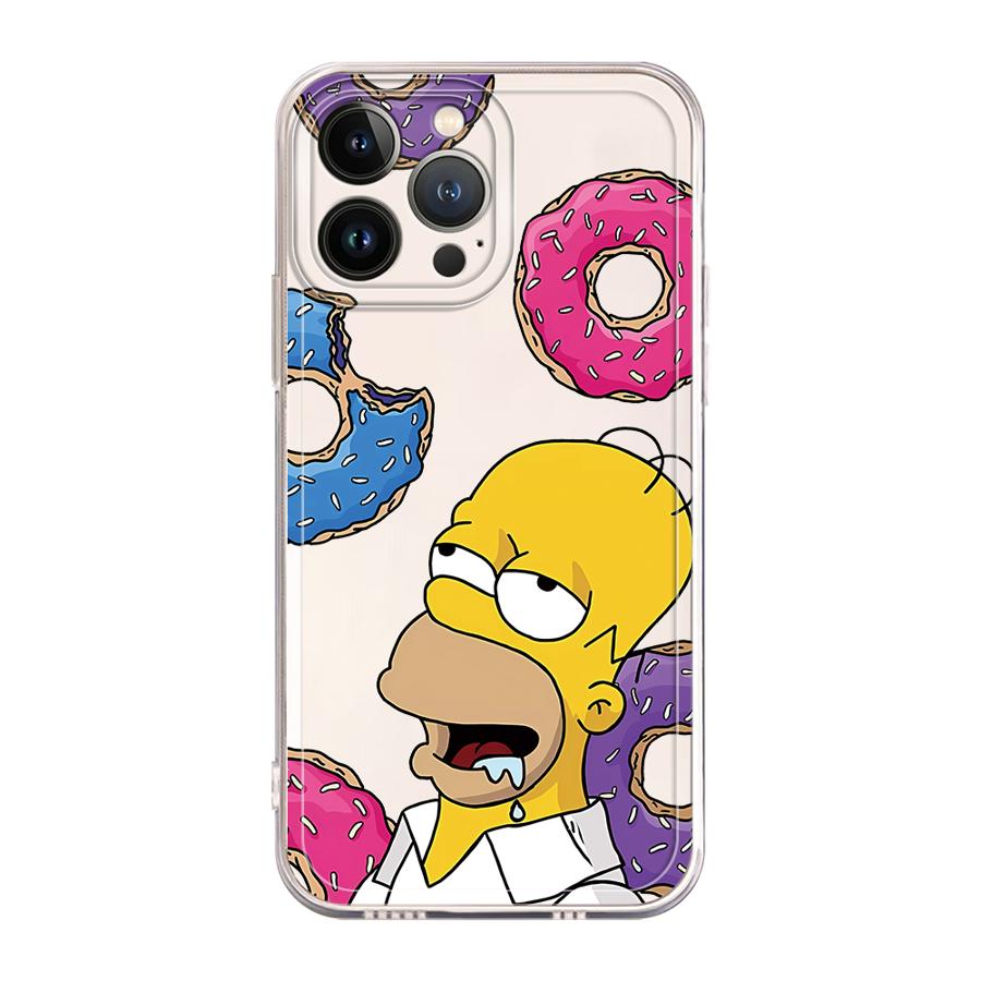 Милый чехол-бампер The S-simpsons для iPhone 17 Pro Max Air XR 16 11 12 Mini 13 Pro XS Max 7 8 14 Plus 15