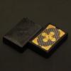 Череп 24-каратного золота Игральные карты Покер Золотая фольга Баккара Техасские покерные карты Развлечения Износостойкие настольные игры Волшебные трюки