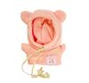 YUYAKESHI Doll Cotton Doll Clothes, Doll Clothes, Plush Toy Clothes, Hooded Parka, Cute Coat with Ears, No Attributes (Pink, 20cm)