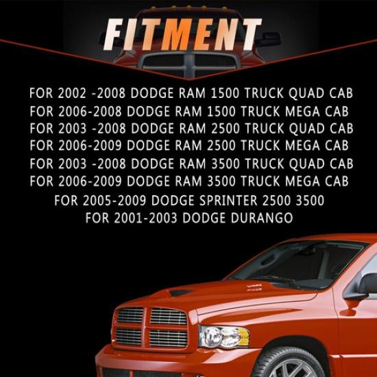 Для 2002-2010 Dodge Ram 1500 2500 3500 Набор накладок на панель переключателей стеклоподъемников водительской двери