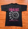 Редкая черная футболка Blink 182 с логотипом One More Time, унисекс, размеры S-5XL