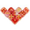 Premium Quality Pip D6 Dice Set for Table Board Gaming - 12mm Mixed Color, Pack of 10