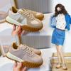 Absorbent Sole Leather Forrest Gump Shoes 2025 Spring New Platform Dad Shoes Women's Fashion Sports Trendy Shoes Versatile Women's Shoes