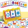 60 Graphic Combination Desktop Education Cards Color Enlightenment Graphic Combination Cognitive Card Parent-Child Interaction