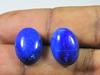 18 карат AAA натуральный лазурит овальный кабошон драгоценный камень россыпью 2 шт. лот 11X15MM RQ-1884