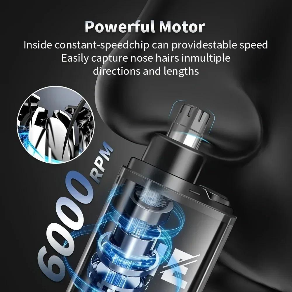 Electric Nose Hair Trimmer Portable Rechargeable Nose and Ear Hair Trimmer for Men Women Nasal Clearance Portable Grooming Tool