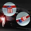 4Pcs/Set Plastic Dice Shape Universal Stem Tyre Air Valve Dustproof Cap for Car/Bicycle/Motorcycle/Wheels/SUVs/Bike/Trucks Amagi Valve Stems 1