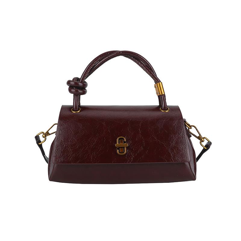 Премиальная текстура простая и универсальная наплечная сумка женская осенняя новая ретро модная универсальная сумка