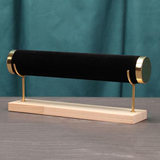 Bracelet Display Stand Elegant Jewelry Organization Wooden Base Bangle Watch Storage Holder for Home