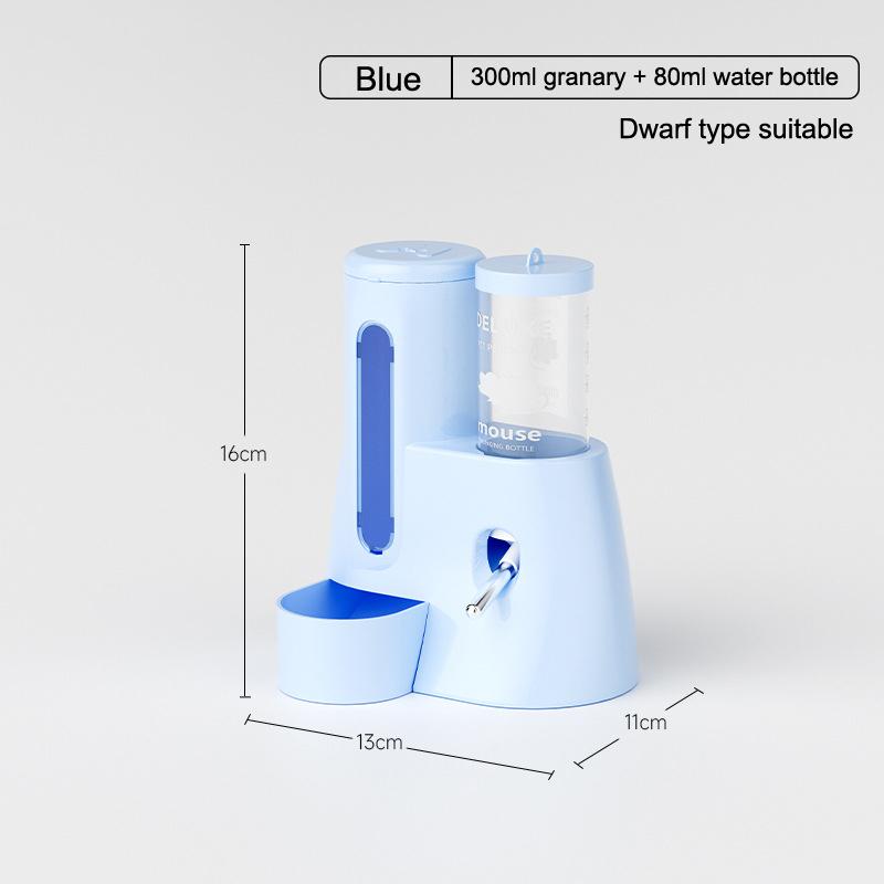 Автоматический дозатор корма для домашних животных «Золотой медведь» для хомяков, большая емкость, герметичная миска для еды с фонтаном для воды, товары для животных