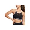 Air Indy Hn Mesh Bra Low Impact Support Letter Print Sports Bra Women Underwear Black FB4098-010