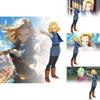 Stunning Seven Dragon Balls Super Saiyan Figurine Android 17 And 18 Pvc Model